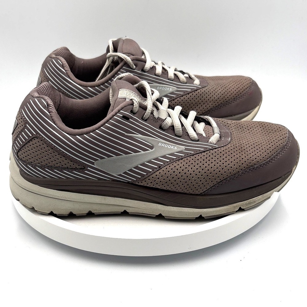 Brooks Addiction Walker 2 Men's 8.5 D Wide Brown Grey Walking Shoes 1203081D094